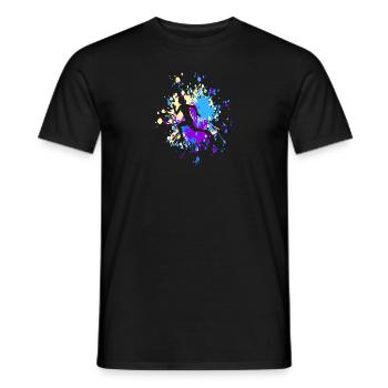 Athletics Run Color Splash - Männer T-Shirt - Schwarz - Vorne - AI Model Male 178 light (178cm)