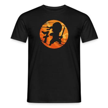 Ninja Fighter 7ème anniversaire Garçon de 7 ans - T-shirt homme - noir - Devant - AI Model Male 178 light (178cm)
