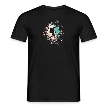 Randonnée Color Splash - T-shirt homme - noir - Devant - AI Model Male 178 light (178cm)