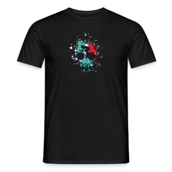 Bicycle Racing Color Splash - Männer T-Shirt - Schwarz - Vorne - AI Model Male 178 light (178cm)