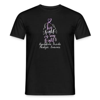 Bekämpfung der hypokaliämischen periodischen Lähmung Bewusstsein - Männer T-Shirt - Schwarz - Vorne - AI Model Male 178 light (178cm)