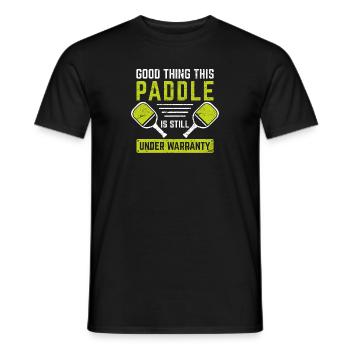 Pickleball Funny Paddle Funny Pickleball Player Sp - Men's T-Shirt - black - Front - AI Model Male 178 light (178cm)