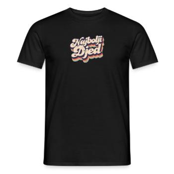 Balkan Jugo - Jugoslawien - Spruch - Najbolji Djed - Männer T-Shirt - Schwarz - Vorne - AI Model Male 178 light (178cm)
