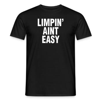 Knee Surgery Recovery Limpin' Ain't Easy - Men's T-Shirt - black - Front - AI Model Male 178 light (178cm)