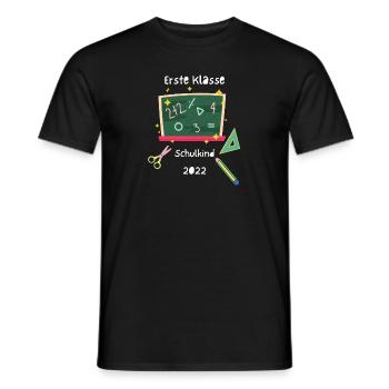 Erste Klasse Schulkind - Männer T-Shirt - Schwarz - Vorne - AI Model Male 178 light (178cm)