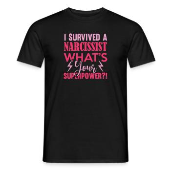 Witziges Scheidungsgeschenk Sarkastische Scheidung - Männer T-Shirt - Schwarz - Vorne - AI Model Male 178 light (178cm)