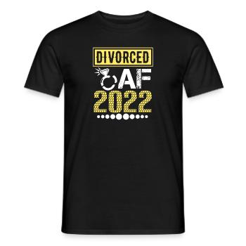 Witziges Scheidungsgeschenk Sarkastische Scheidung - Männer T-Shirt - Schwarz - Vorne - AI Model Male 178 light (178cm)