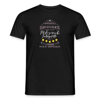Offizielle Medizinische Fachangestellte - Männer T-Shirt - Schwarz - Vorne - AI Model Male 178 light (178cm)