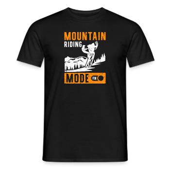 Le conducteur de motoneige dit - T-shirt homme - noir - Devant - AI Model Male 178 light (178cm)