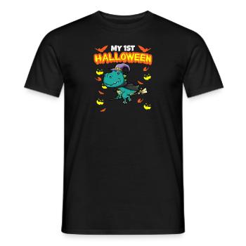 My First Halloween Scary Hallow's Eve Birthday - Männer T-Shirt - Schwarz - Vorne - AI Model Male 178 light (178cm)