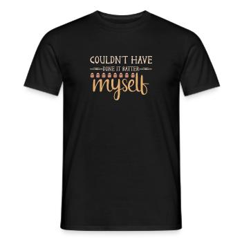 Kuchen Backen Bäcker Konditor - Männer T-Shirt - Schwarz - Vorne - AI Model Male 178 light (178cm)