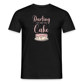 Kuchen Backen Bäcker Konditor - Männer T-Shirt - Schwarz - Vorne - AI Model Male 178 light (178cm)