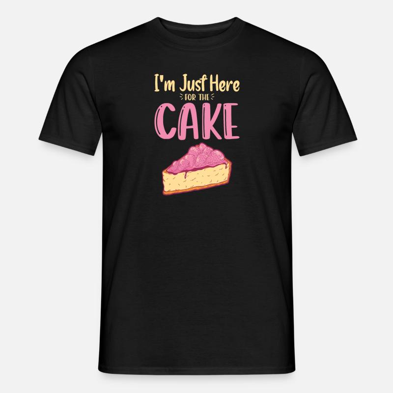 Kuchen Backen Bäcker Konditor - Männer T-Shirt - Schwarz