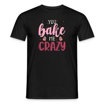 Kuchen Backen Bäcker Konditor - Männer T-Shirt - Schwarz - Vorne - AI Model Male 178 light (178cm)