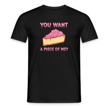 Kuchen Backen Bäcker Konditor - Männer T-Shirt - Schwarz - Vorne - AI Model Male 178 light (178cm)