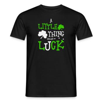 Fête irlandaise de la Saint-Patrick - T-shirt homme - noir - Devant - AI Model Male 178 light (178cm)