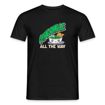 Guacamole Tout le chemin Rétro Cool Guac Amateurs - T-shirt homme - noir - Devant - AI Model Male 178 light (178cm)
