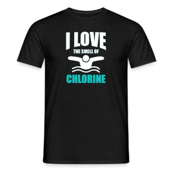 Je suis le leader de la piscine et j’adore les comprimés de chlore - T-shirt homme - noir - Devant - AI Model Male 178 light (178cm)