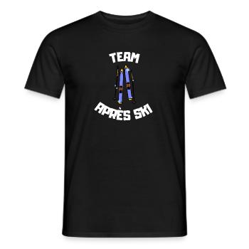 Équipe Apres Ski - T-shirt homme - noir - Devant - AI Model Male 178 light (178cm)