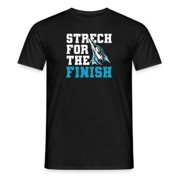 Étirable pour le flotteur fini - T-shirt homme - noir - Devant - AI Model Male 178 light (178cm)