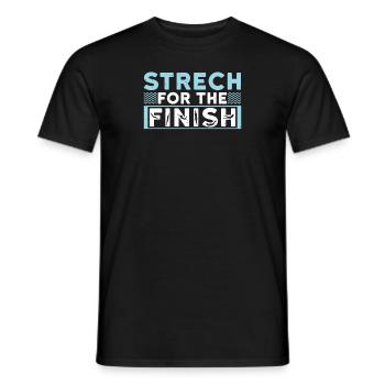 Étirable pour le flotteur fini - T-shirt homme - noir - Devant - AI Model Male 178 light (178cm)