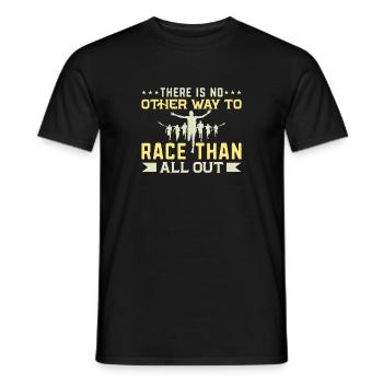 Triathlon Natation Cyclisme Course à pied - T-shirt homme - noir - Devant - AI Model Male 178 light (178cm)