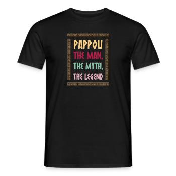 Griechischer Vatertag Griechenland Liebhaber - Männer T-Shirt - Schwarz - Vorne - AI Model Male 178 light (178cm)