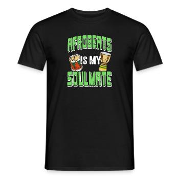 Afrobeats Is My Soulmate Retro Afrobeat Lover - Männer T-Shirt - Schwarz - Vorne - AI Model Male 178 light (178cm)