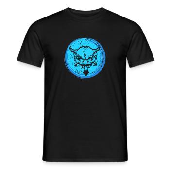 Retro Demon Devil Art Halloween Designs - Männer T-Shirt - Schwarz - Vorne - AI Model Male 178 light (178cm)