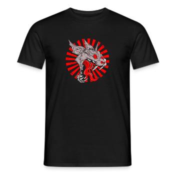 Awesome Retro Beast From The Crypt Halloween - Männer T-Shirt - Schwarz - Vorne - AI Model Male 178 light (178cm)