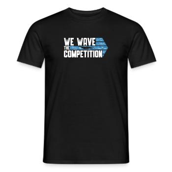 Shimmer Swimming We Wave The Competition Schwim - T-shirt homme - noir - Devant - AI Model Male 178 light (178cm)