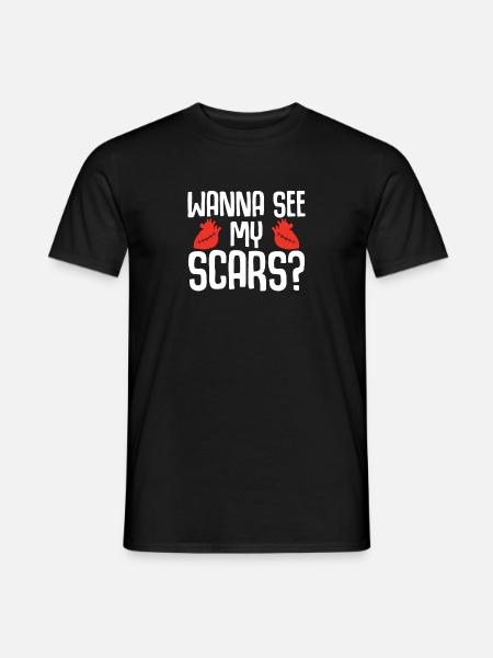 Open-heart surgery - Men's T-Shirt - black