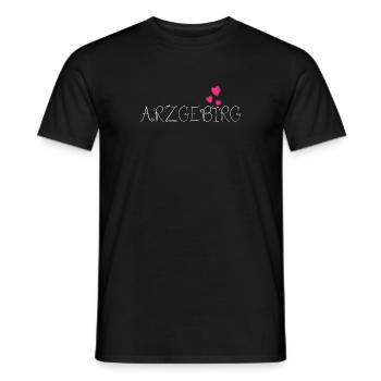 Arzgebirg Heimat Liebe - Männer T-Shirt - Schwarz - Vorne - AI Model Male 178 light (178cm)