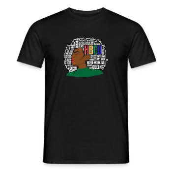 Hbcu Clothing Historic Black College - Men's T-Shirt - black - Front - AI Model Male 178 light (178cm)