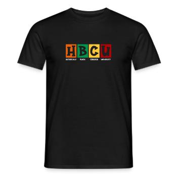 Hbcu Clothing Historic Black College - Men's T-Shirt - black - Front - AI Model Male 178 light (178cm)