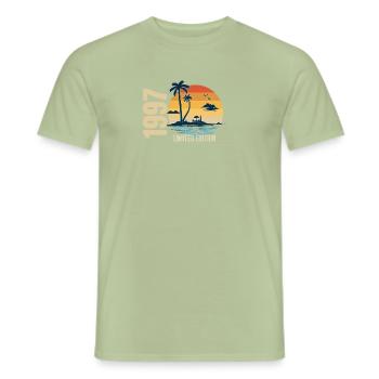 Geburtstag Limited Edition 1997 - Männer T-Shirt - Sage - Vorne - AI Model Male 178 light (178cm)
