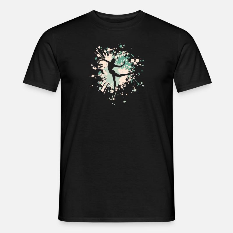 Great Dance Color Splash - Männer T-Shirt - Schwarz