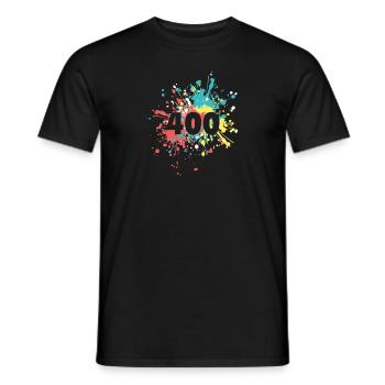 Status Mood Restful 400 Bad Request Color Splash - Männer T-Shirt - Schwarz - Vorne - AI Model Male 178 light (178cm)