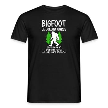 Bigfoot Party fournit une infirmière Bigfoot - T-shirt homme - noir - Devant - AI Model Male 178 light (178cm)