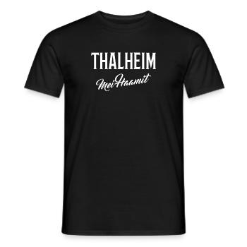 Thalheim mei Haamit - Männer T-Shirt - Schwarz - Vorne - AI Model Male 178 light (178cm)