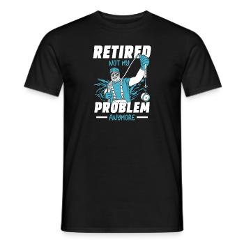Magnetfischer Magnetangeln Schatzsuche - Männer T-Shirt - Schwarz - Vorne - AI Model Male 178 light (178cm)