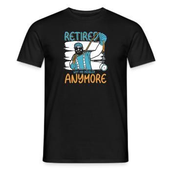Magnetfischer Magnetangeln Schatzsuche - Männer T-Shirt - Schwarz - Vorne - AI Model Male 178 light (178cm)