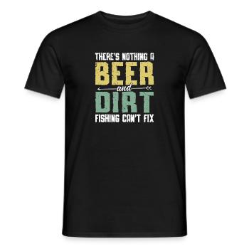 Metaldetektor Schatzsucher Schatzsuche - Männer T-Shirt - Schwarz - Vorne - AI Model Male 178 light (178cm)