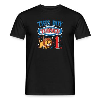 Karussell-geburtstagsfeier - Männer T-Shirt - Schwarz - Vorne - AI Model Male 178 light (178cm)