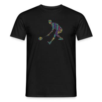 Badminton Federball Spieler - Männer T-Shirt - Schwarz - Vorne - AI Model Male 178 light (178cm)