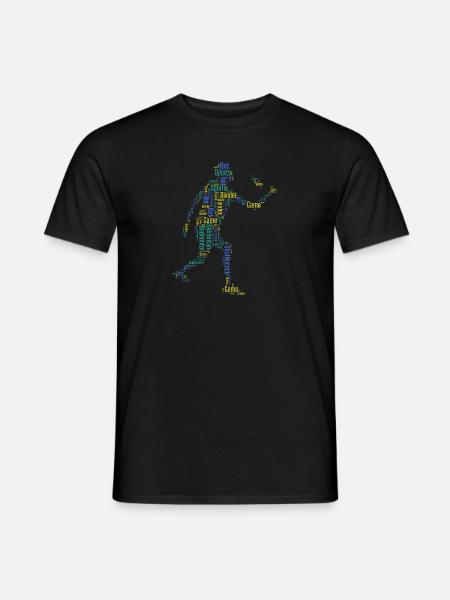 Joueurs de badminton - T-shirt homme - noir