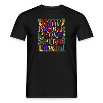 Christmas love - T-shirt homme - noir - Devant - AI Model Male 178 light (178cm)