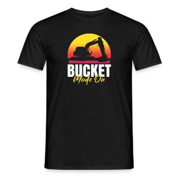Conducteur d’excavatrice Conducteur d’excavatrice Cadeaux Hommes Construction - T-shirt homme - noir - Devant - AI Model Male 178 light (178cm)