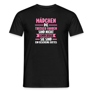 Trecker Landwirt Bauer Landwirtschaft Traktor - Männer T-Shirt - Schwarz - Vorne - AI Model Male 178 light (178cm)