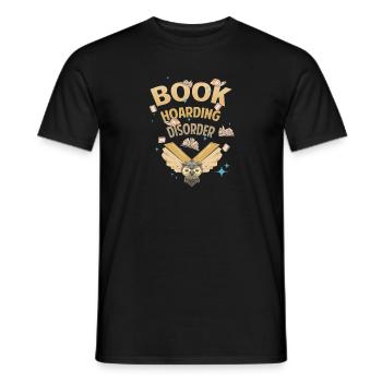 Buch Bücherwürmer und Leseratte Bücher Literatur - Männer T-Shirt - Schwarz - Vorne - AI Model Male 178 light (178cm)